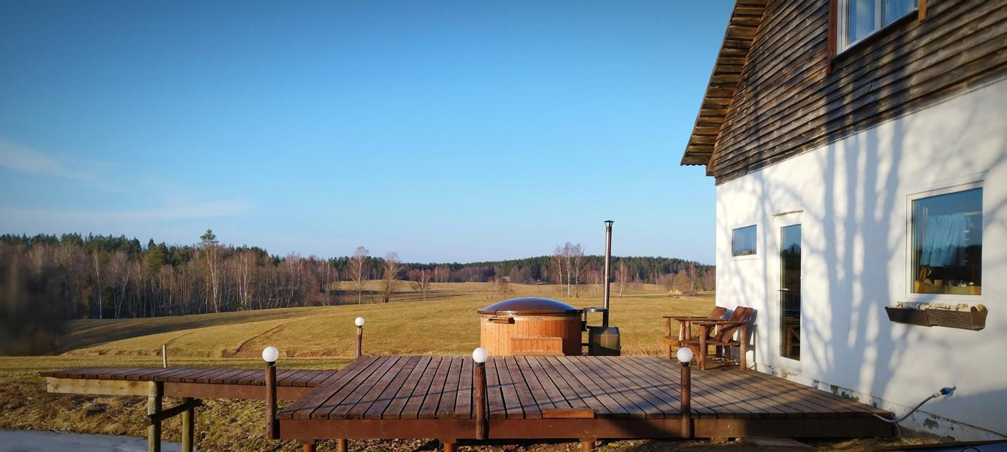 Guesthouse, Sauna & Jacuzzi In Gauja Valley - Kakukalns Straupe Exterior foto