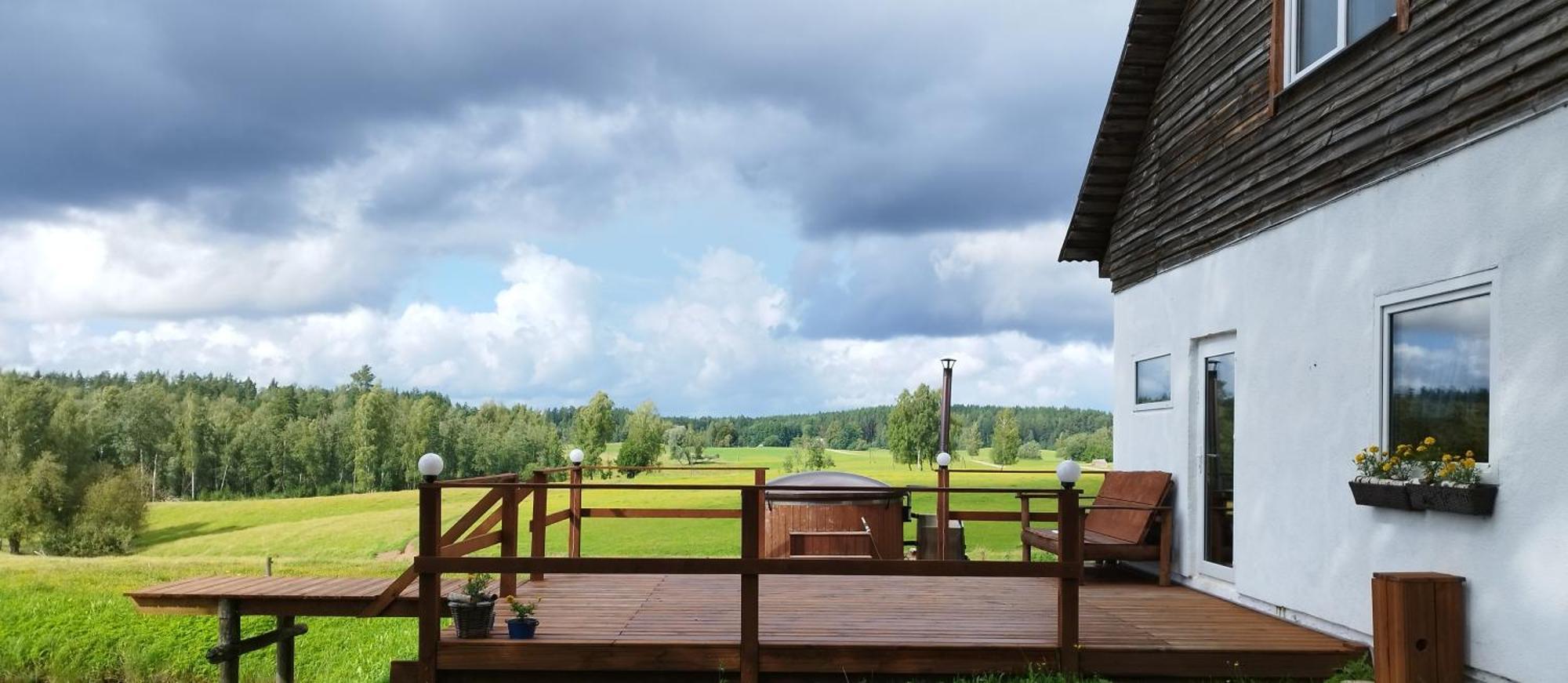Guesthouse, Sauna & Jacuzzi In Gauja Valley - Kakukalns Straupe Exterior foto